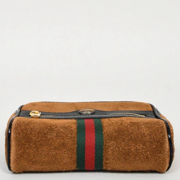 Gucci Brown GG Suede Belt Bag - Picture 4 of 12